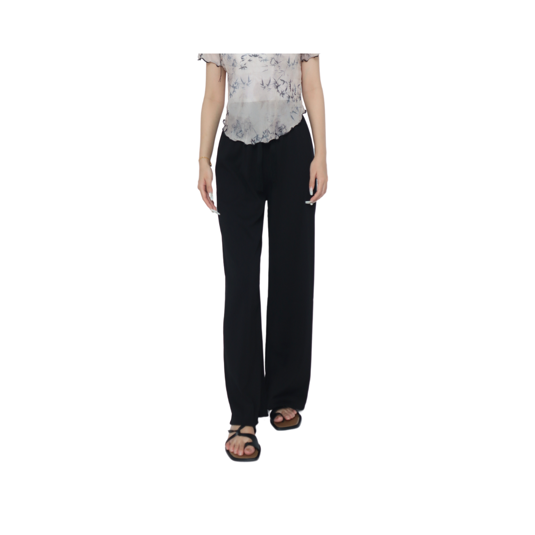 ICE SILK STRAIGHT CUT PANTS