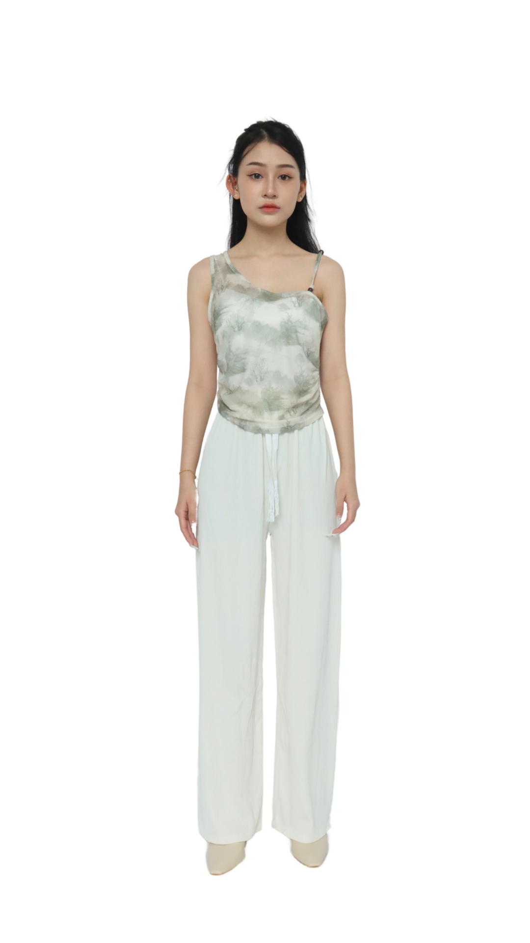 ICE SILK STRAIGHT CUT PANTS