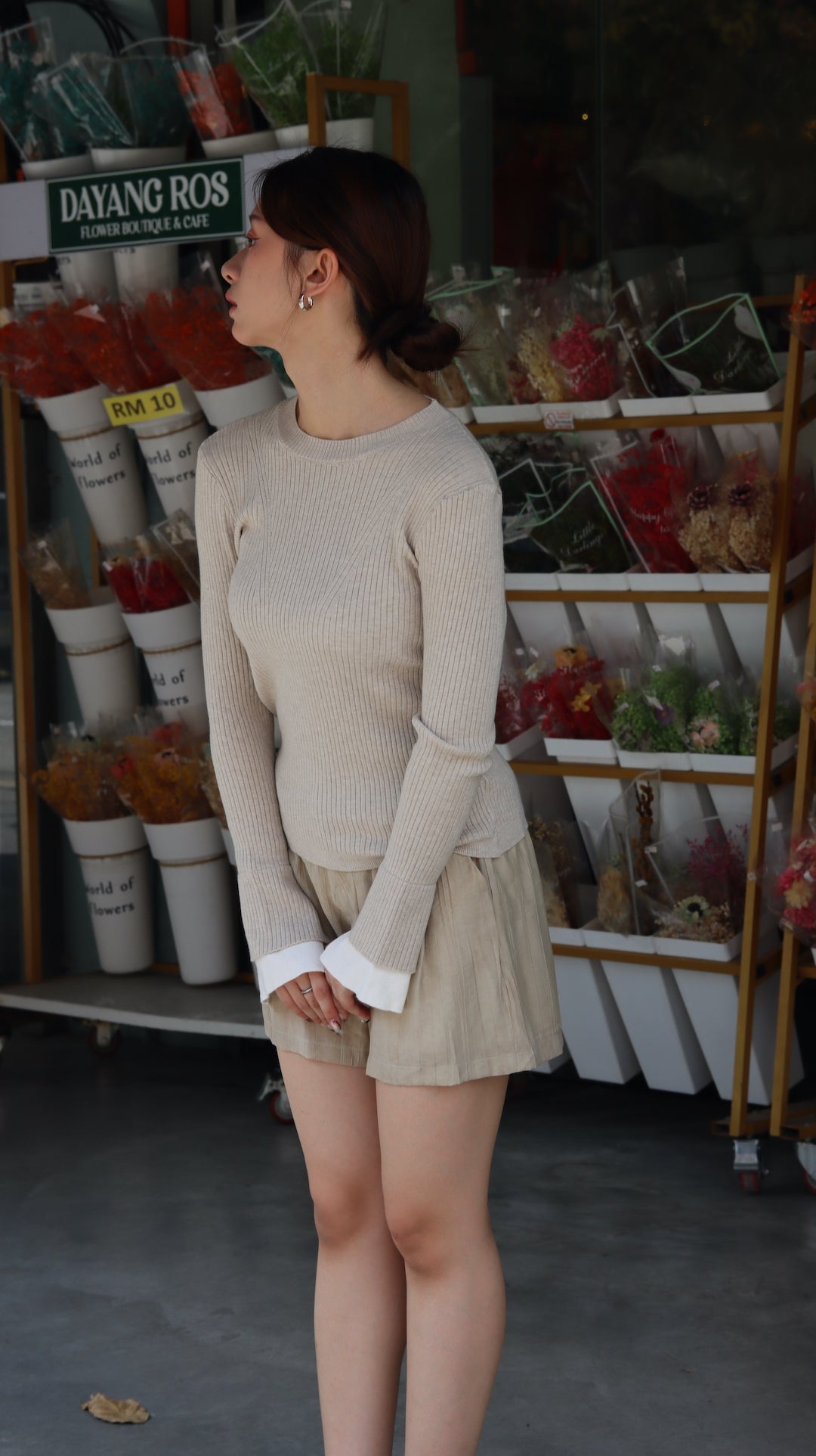 SUNNIA KNIT LONG SLEEVE TOP