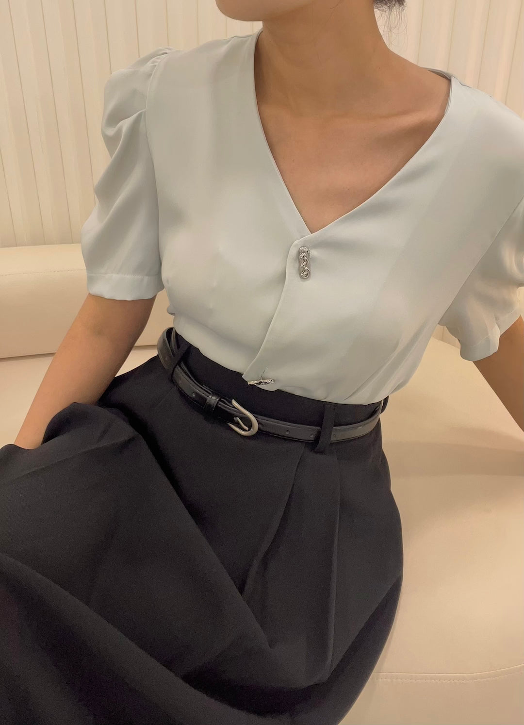 EMMELINE SHORT SLEEVE BLOUSE