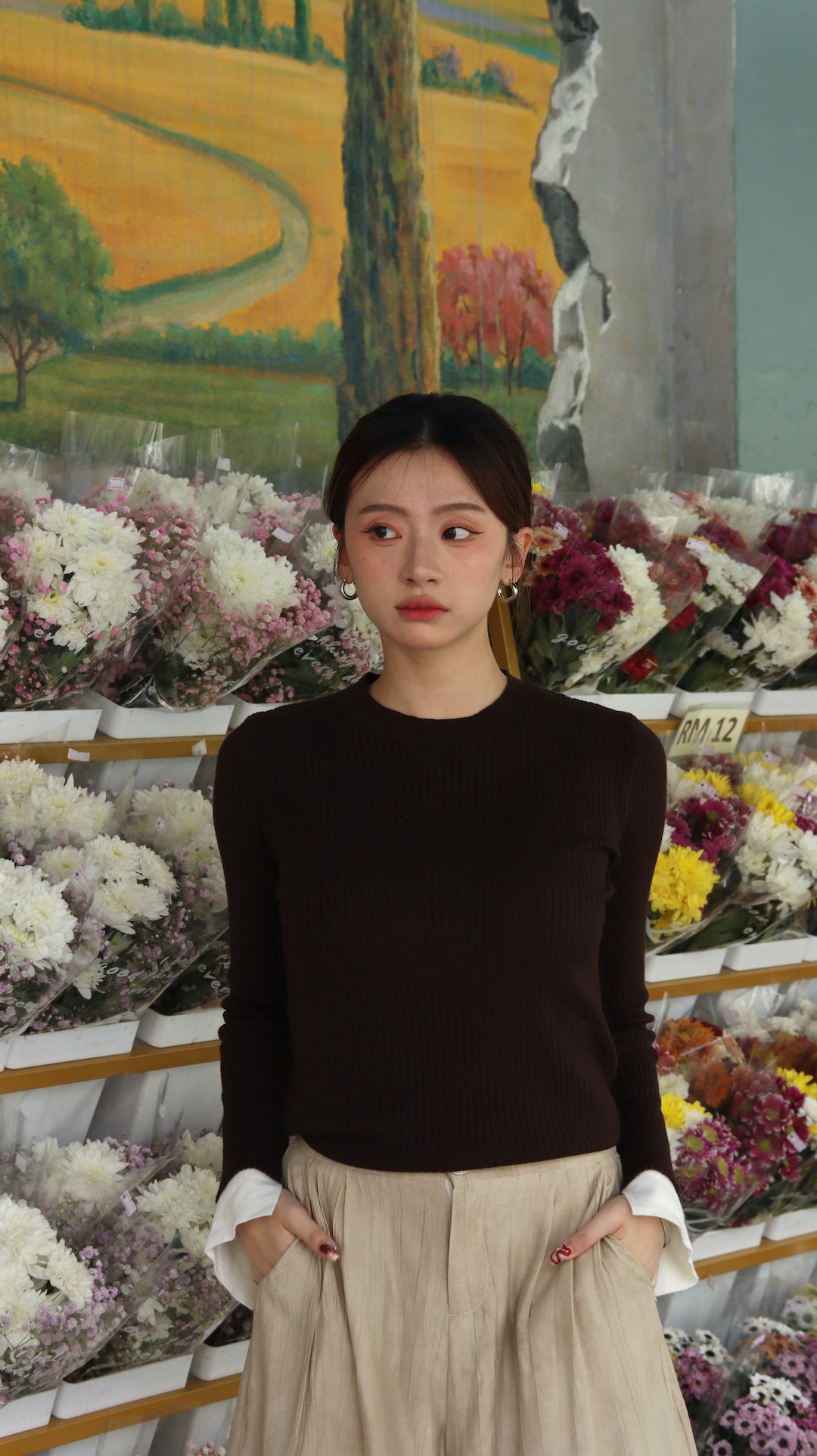 SUNNIA KNIT LONG SLEEVE TOP
