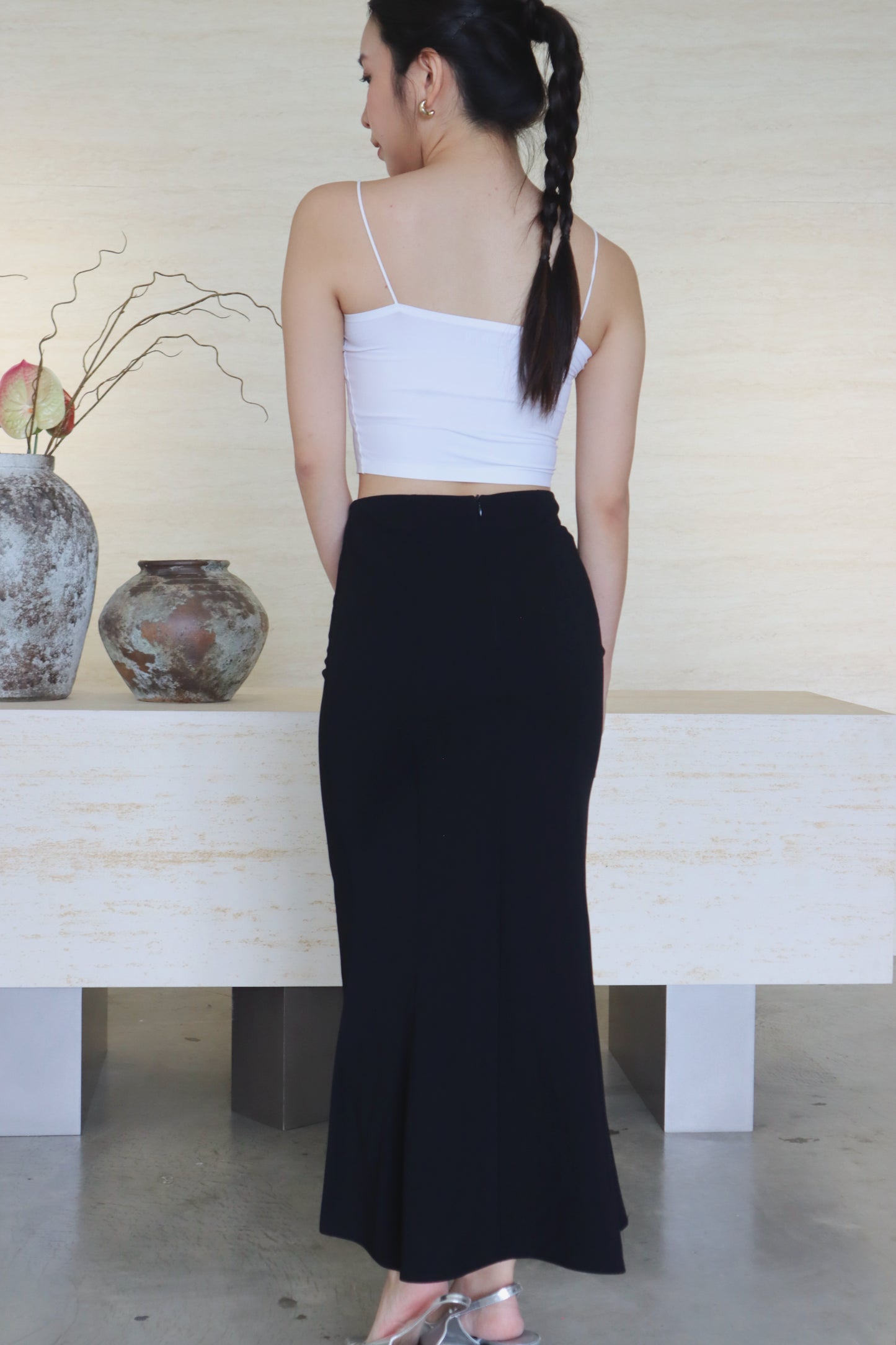 ANNA MERMAID SKIRT BLACK