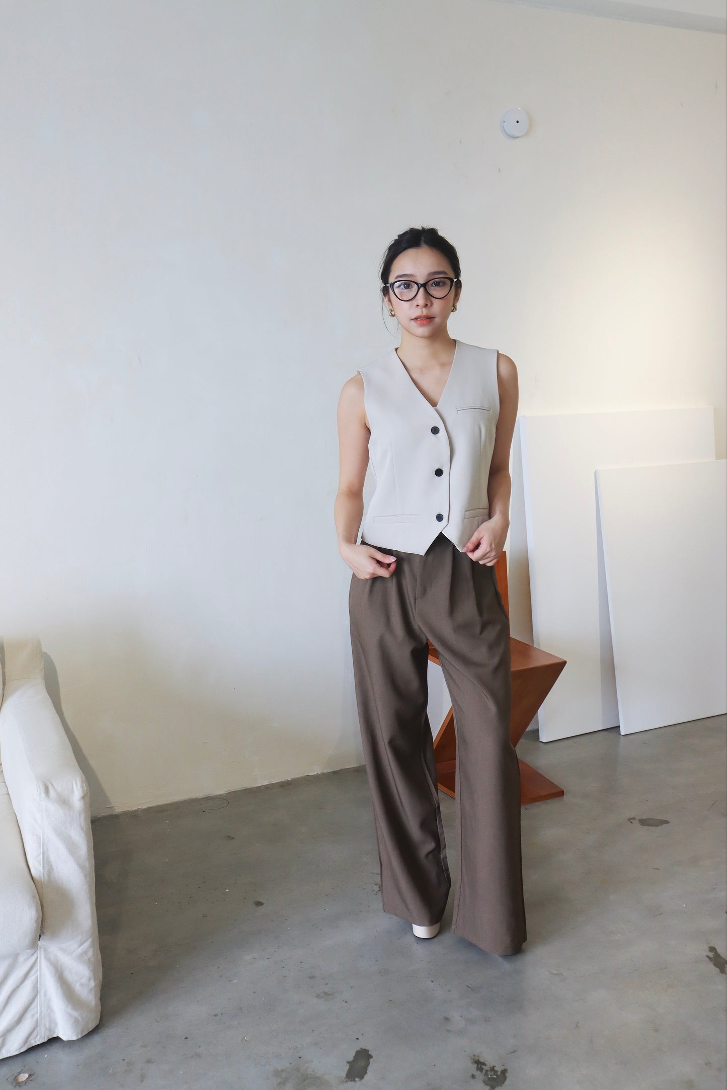 GYNNI BLAZER TOP