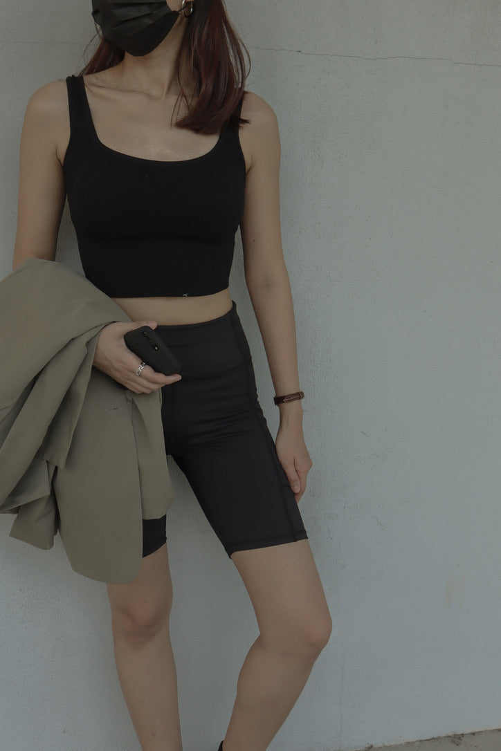 Biker Shorts with Pockets