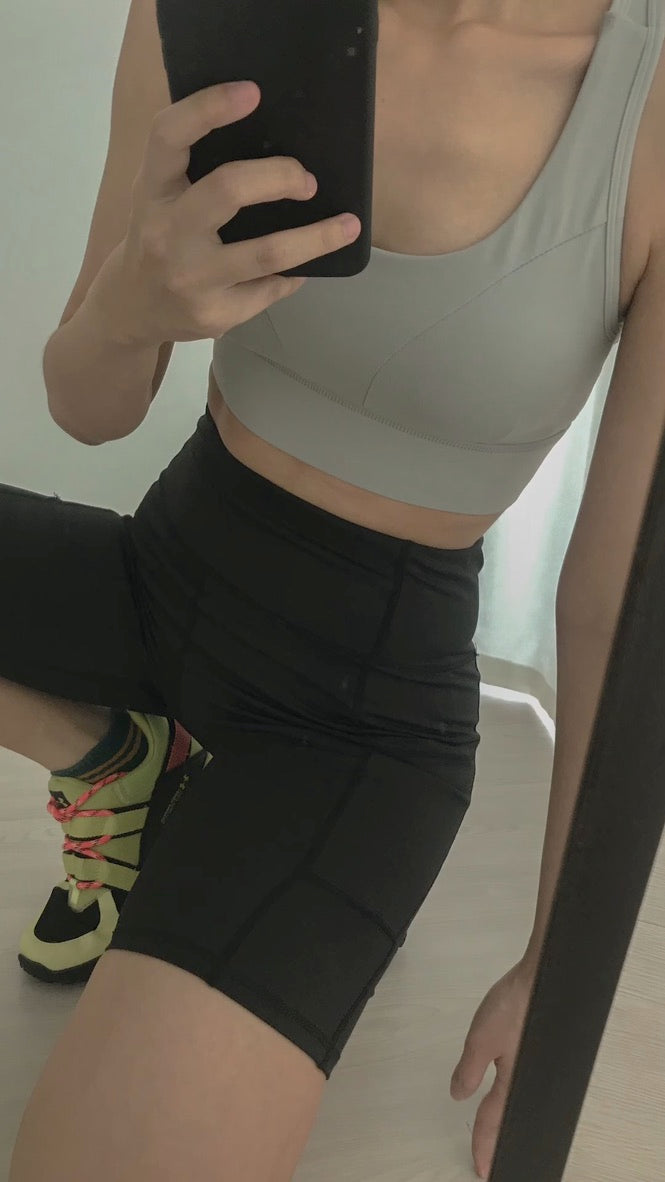 Biker Shorts with Pockets