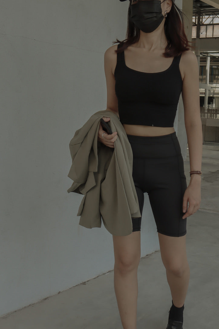 Biker Shorts with Pockets