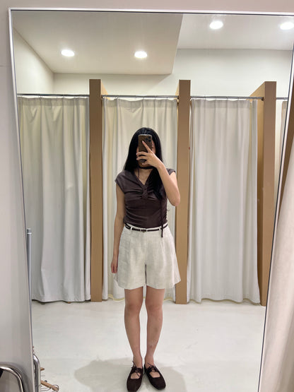 LUCIS DRAWSTRING TOP