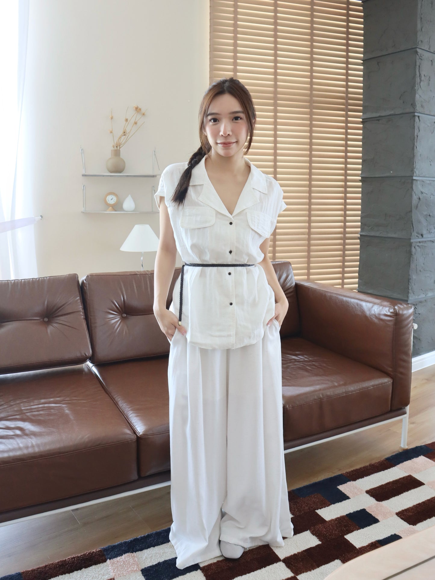 RIANA SHORT SLEEVE BLOUSE