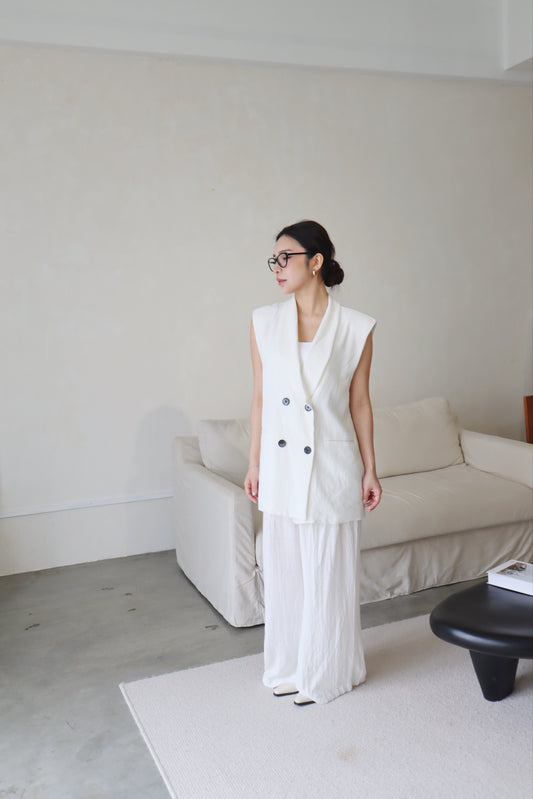 LUCCA WHITE BLAZER SET