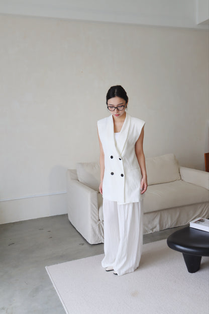 LUCCA WHITE BLAZER SET