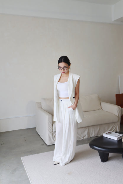LUCCA WHITE BLAZER SET