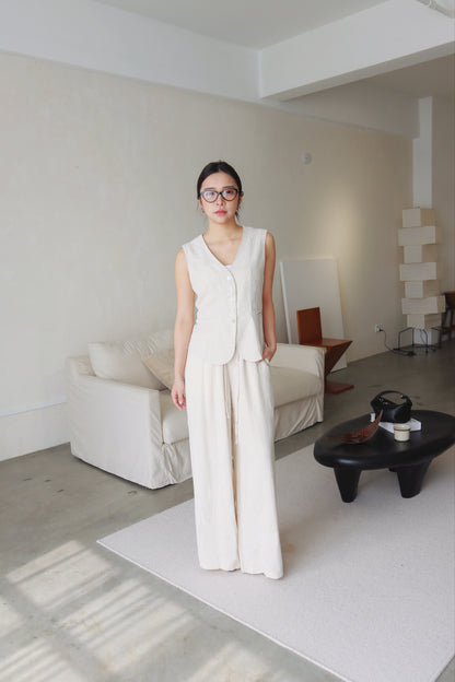 LINEN VEST
