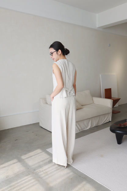 LINEN VEST