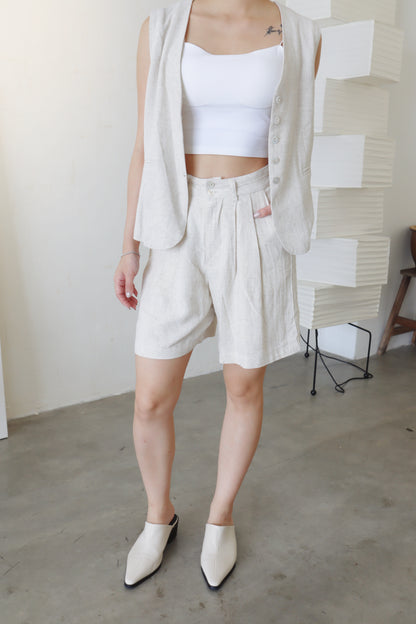 LINEN SHORTS