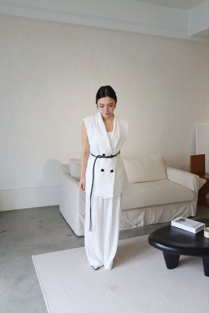 LUCCA WHITE BLAZER SET