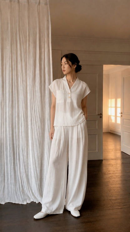JULLIE LINEN BLOUSE