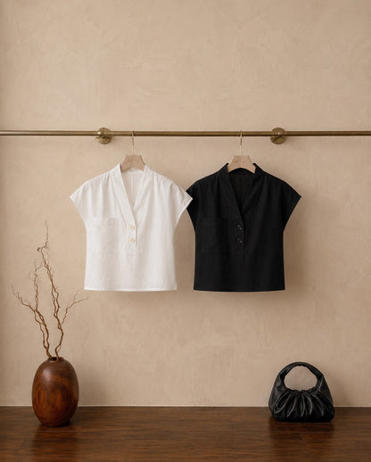JULLIE LINEN BLOUSE