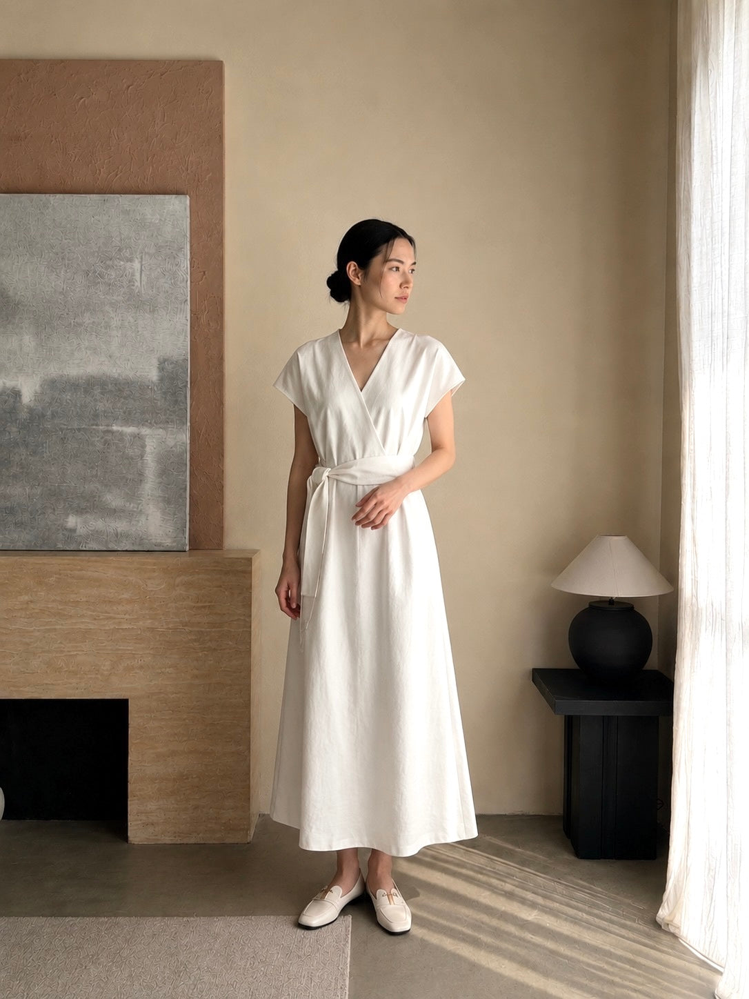 ALINA WRAP DRESS