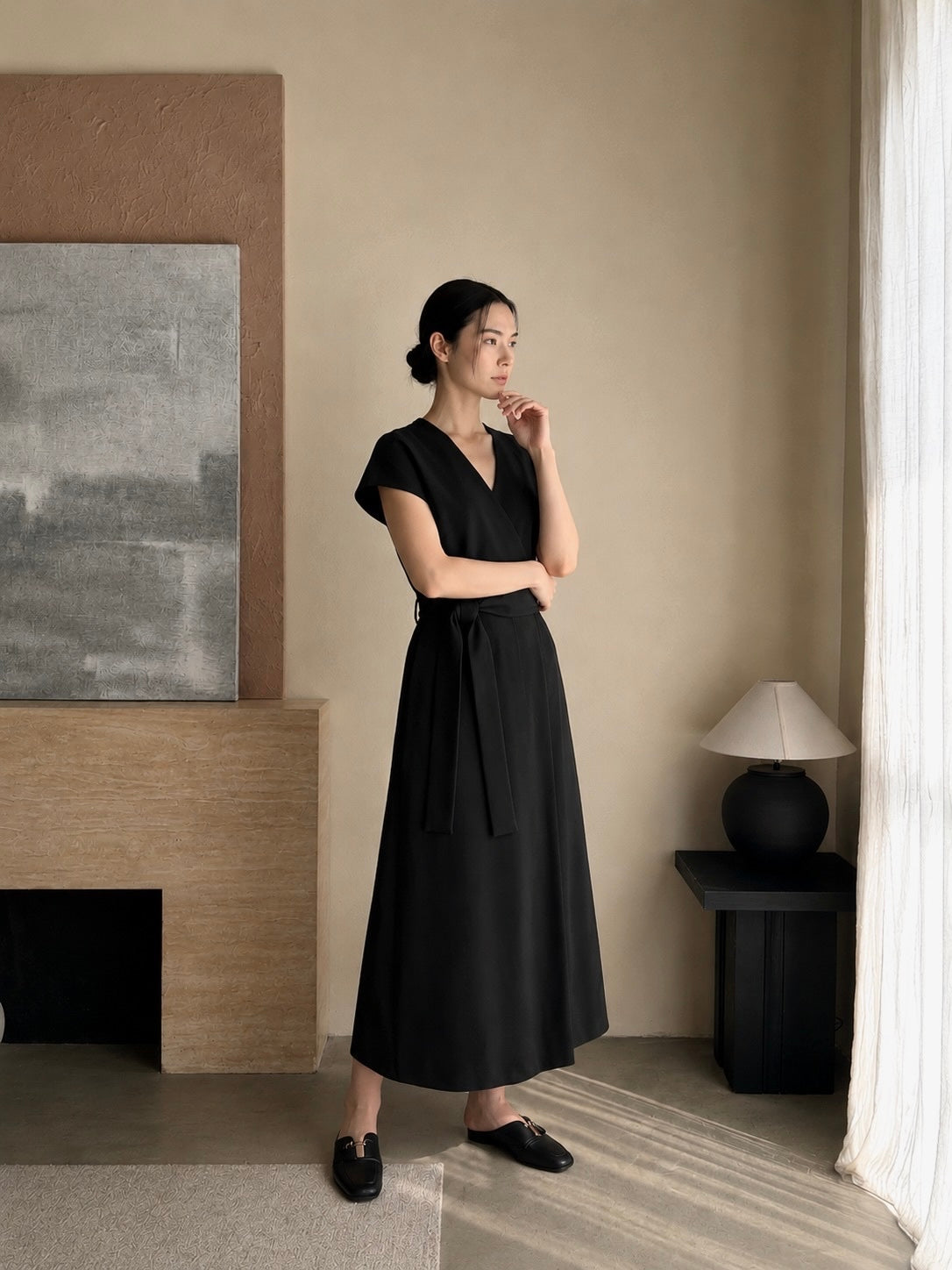 ALINA WRAP DRESS