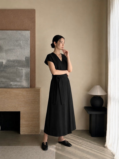 ALINA WRAP DRESS