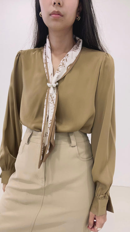 SAVANNA SCARF BLOUSE