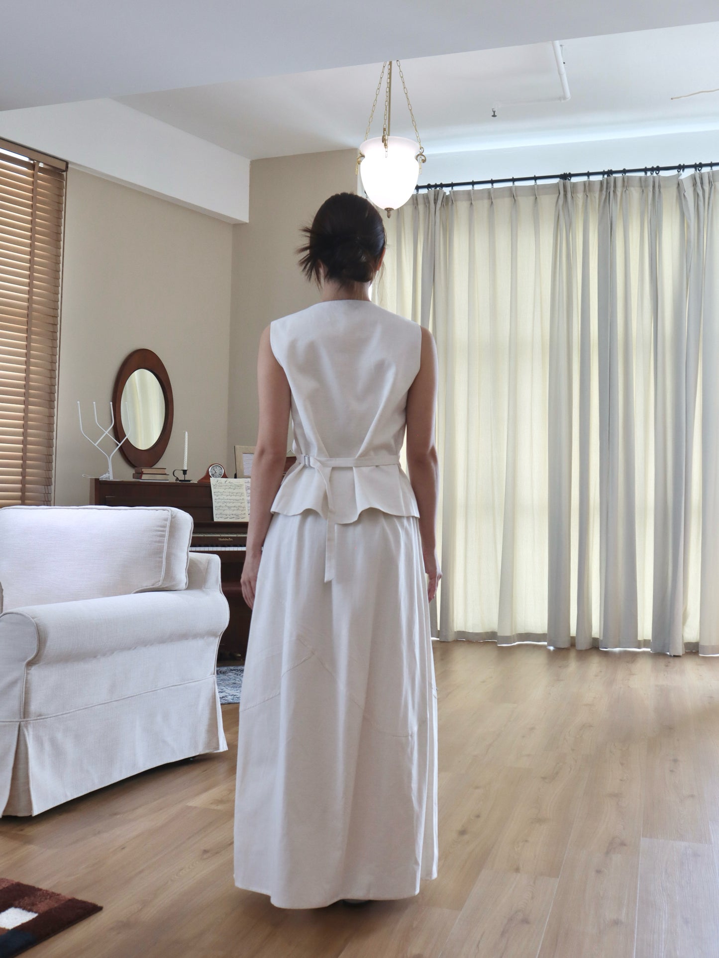 ORINA CURVE SKIRT
