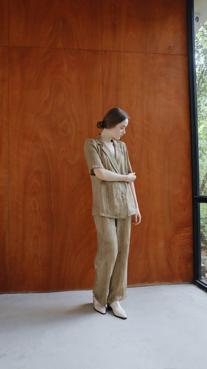 GEMMA SUIT SET | TEAK BROWN