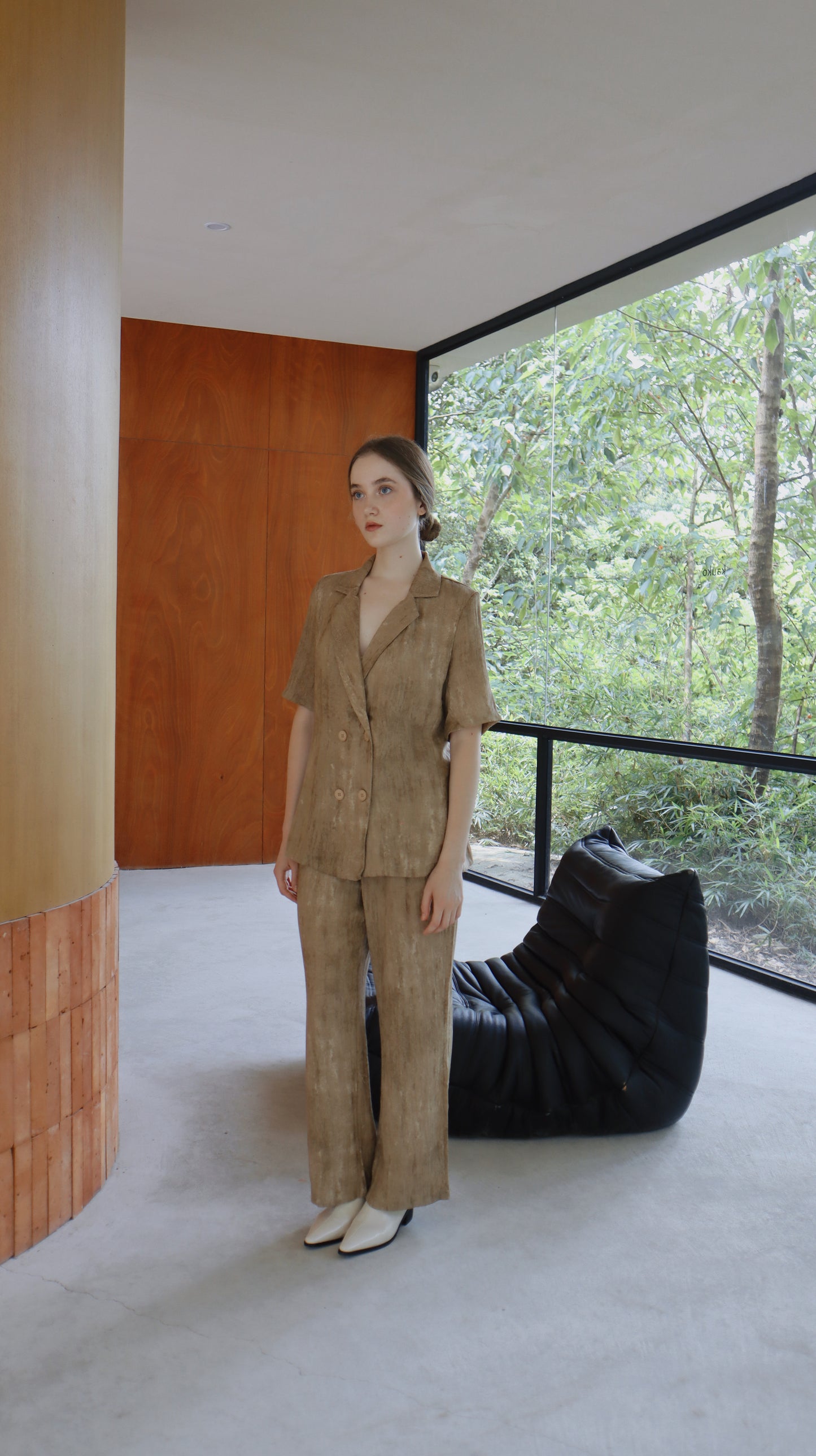 GEMMA SUIT SET | TEAK BROWN