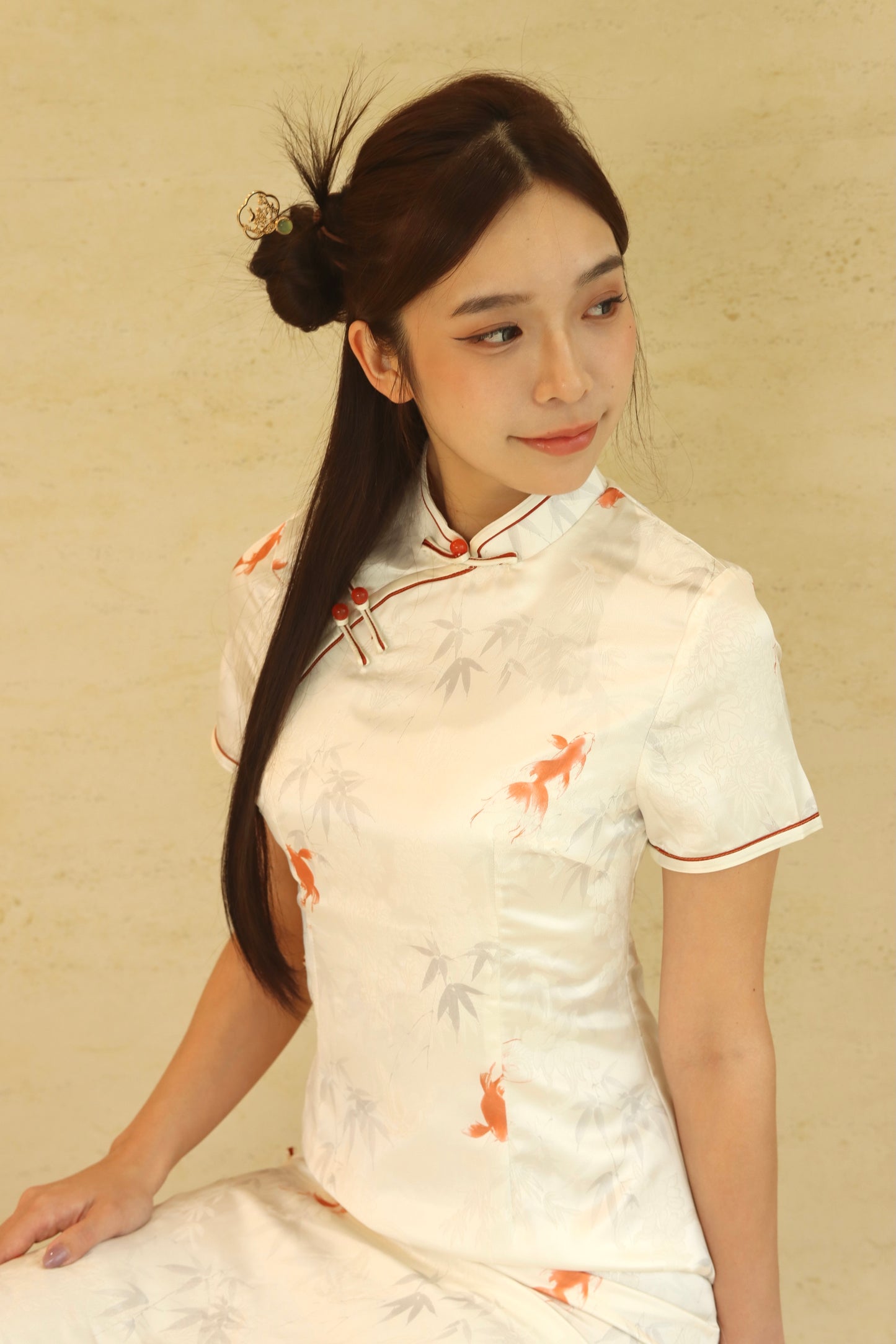ABUNDANCE CHEONGSAM DRESS