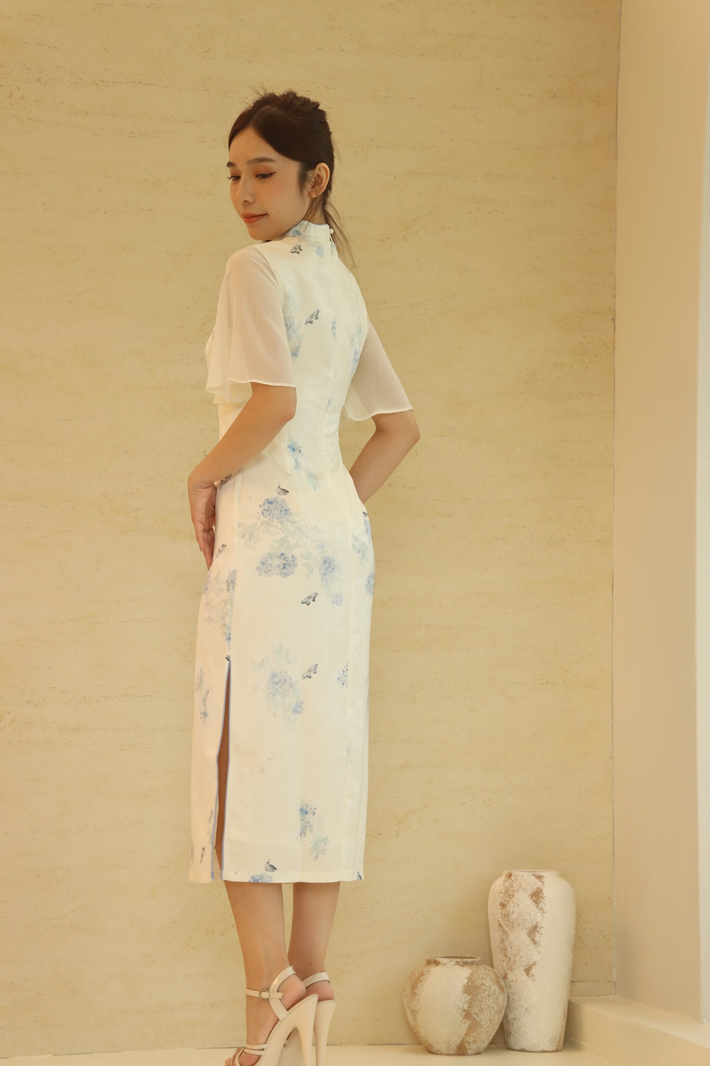 CLOUD TULIP CHEONGSAM