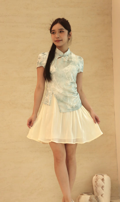 CLOUD CHEONGSAM SKIRT