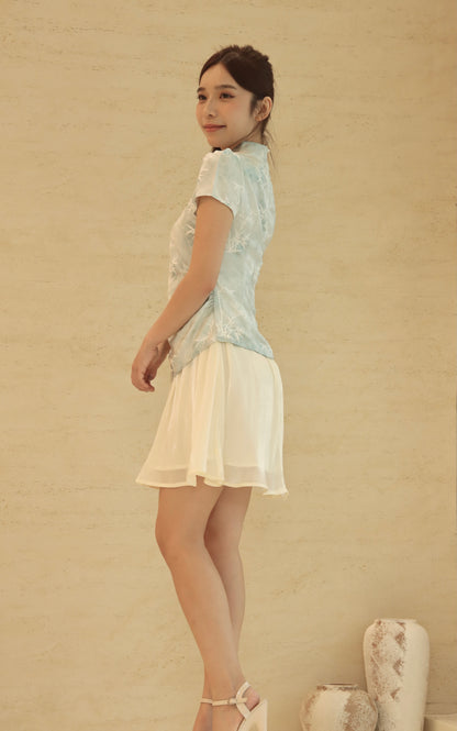 CLOUD CHEONGSAM SKIRT