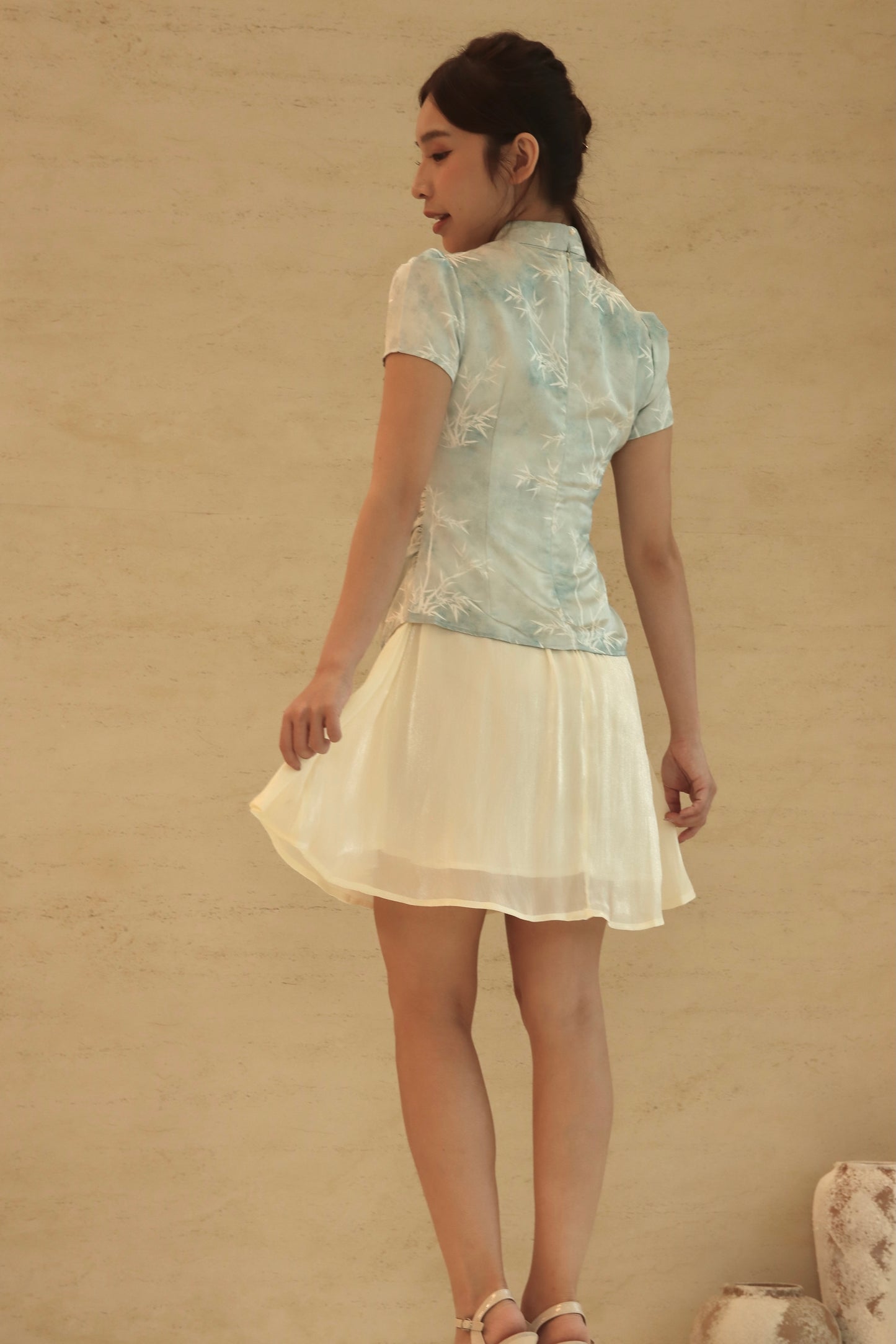 CLOUD CHEONGSAM SKIRT
