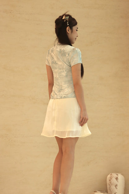 CLOUD CHEONGSAM SKIRT