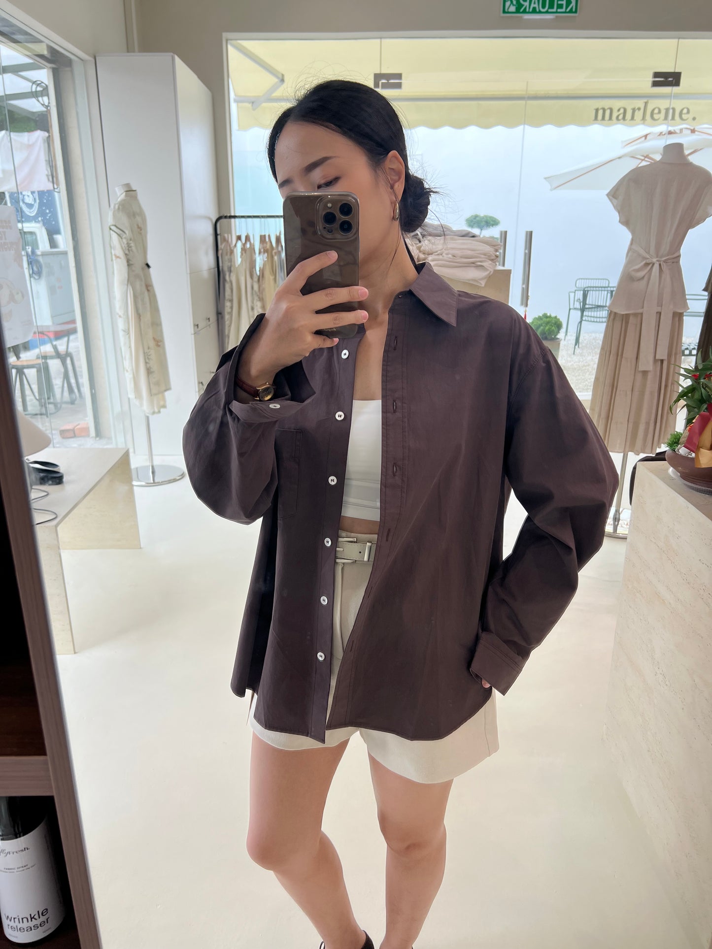 EVARA LONG SLEEVES COTTON BLOUSE