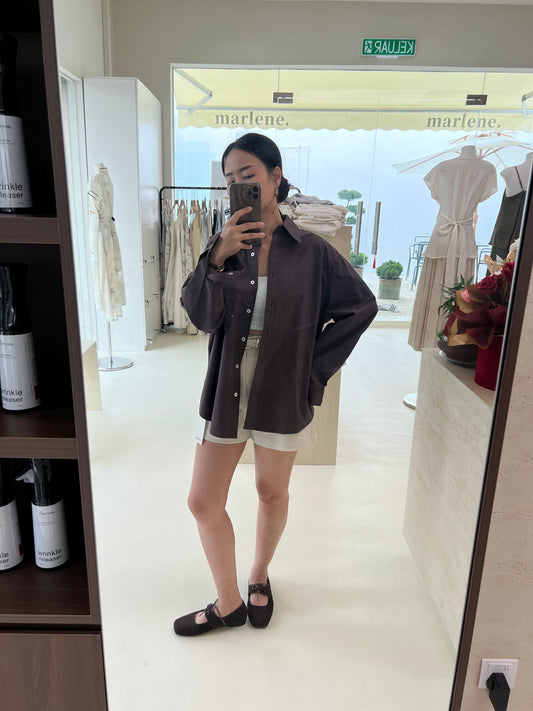 EVARA LONG SLEEVES COTTON BLOUSE