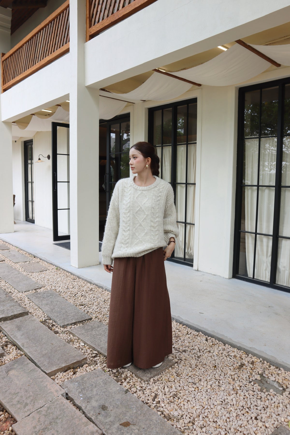 SAY SWEATER KNIT TOP