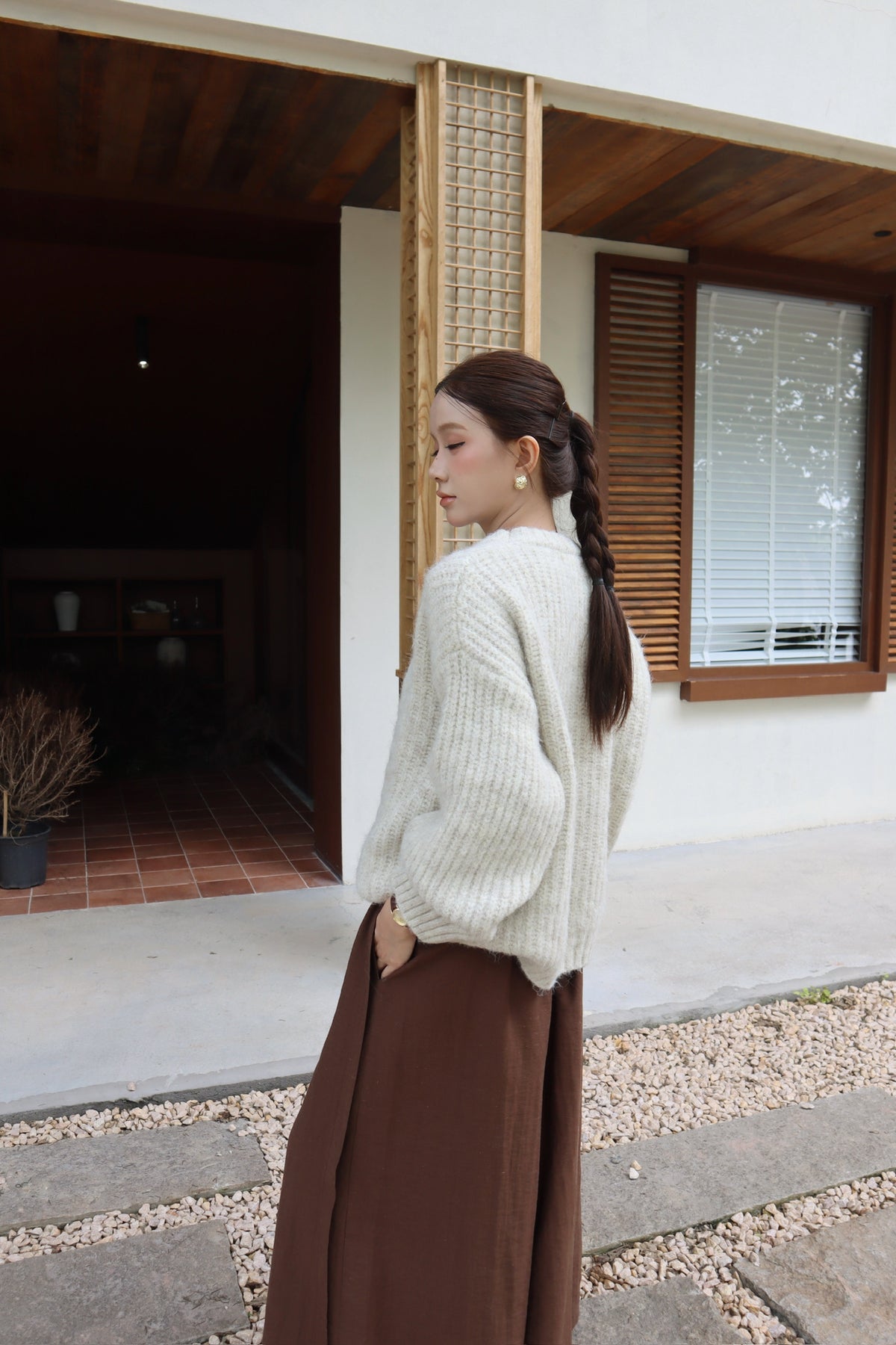 SAY SWEATER KNIT TOP
