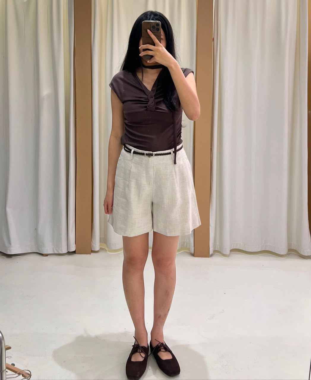 PENNIE BELTED SHORTS