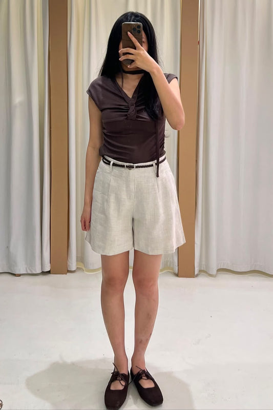 PENNIE BELTED SHORTS