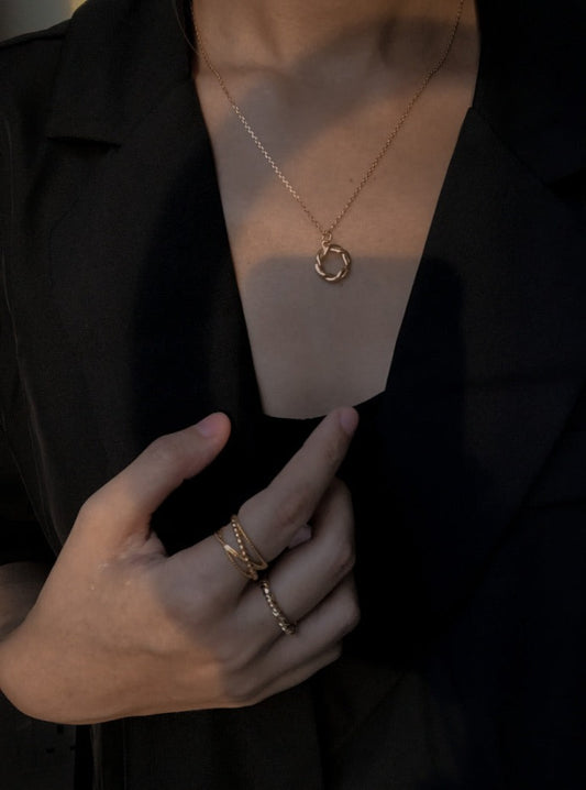 S925 Wreath Necklace